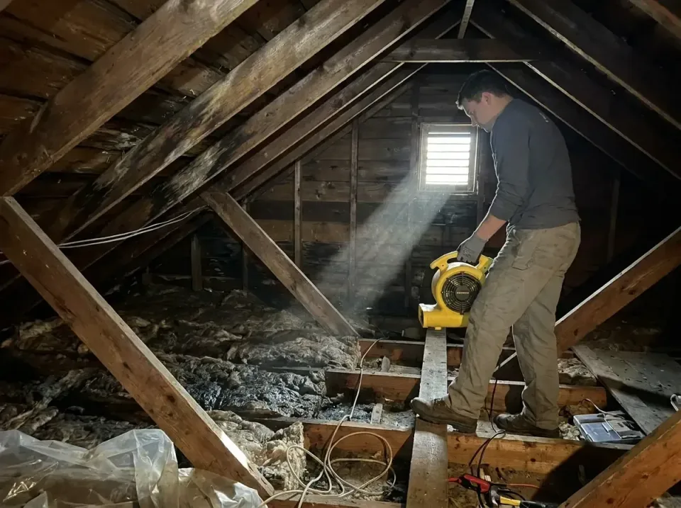 attic-water-damage-drying-proc-007 — frequently asked questions, Emergency Water Extraction & 24/7 Flood Response in Edinbor…